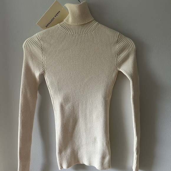 Mara Hoffman Lori Sweater Natural - Picture 2 of 6